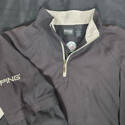 PING Quarter-Zip Pullover Jacket- Walter Hall Golf Course, Size L(fits like XL)