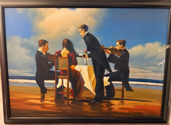 Painting with frame