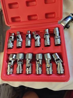 Flex rachet extension and flex 1/4 sockets set