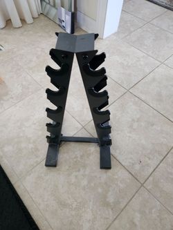 5 Tier Dumbbell Weights Rack Organizer Bracket