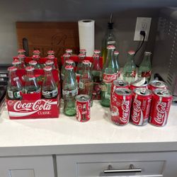 Vintage coca cola bottles