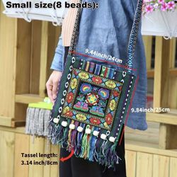 Boho Embroidered Ethnic Bag Crossbody Purse