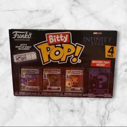 Lot of 4 Infinity Saga Bitty Pops! Factory Sealed