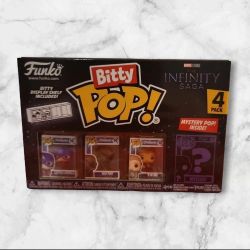 Lot of 4 Infinity Saga Bitty Pops! Factory Sealed