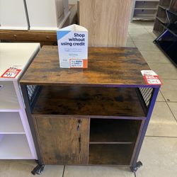 Brand New Portable Office Cart/ Printer Cart With Charging Station 