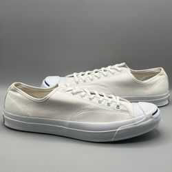 Converse x Jack Purcell Signature OX White Canvas Low - Men’s Size 12 (147564C)