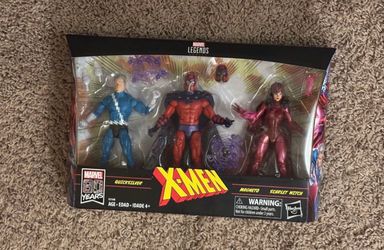 Xmen Marvel Legends Magneto Scarlet Witch Quicksilver 3 Pack