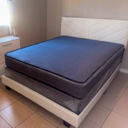 QUEEN Size Bed Frame With Mattress New Bedroom Furniture Queen Bed Frame And Mattress Cama Queen Nueva 