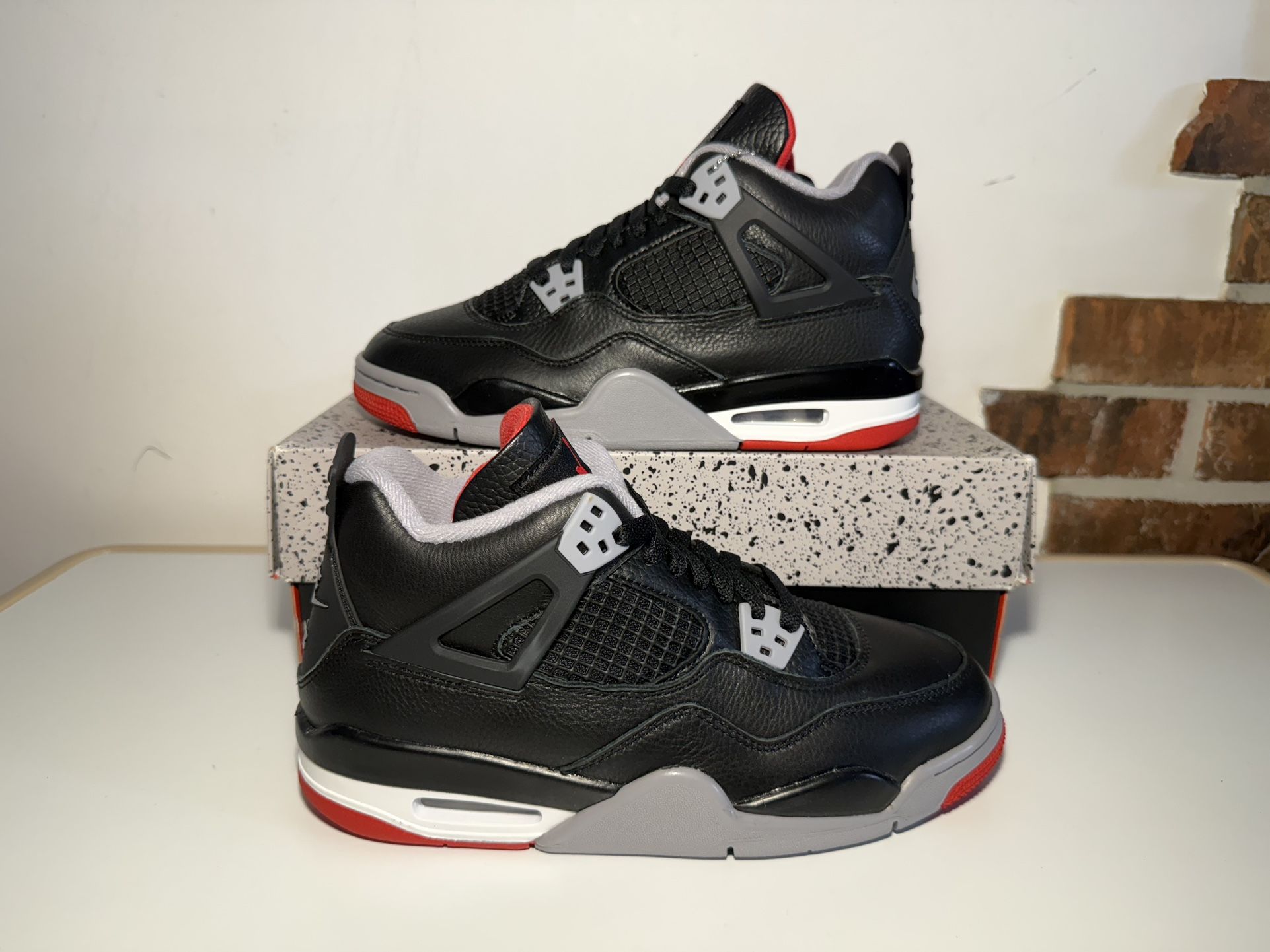 Air Jordan 4 Bred Reimagined Size 5Y, 5.5Y, 7Y