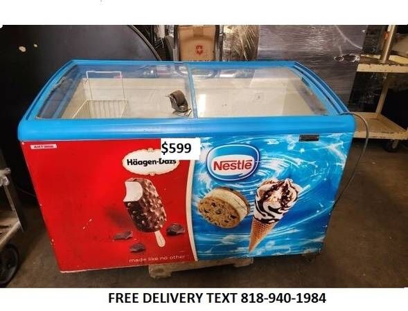 ICE CREAM FREEZER HAAGEN-DAZS MINI MART MARKET RETAIL FREE DELIVERY