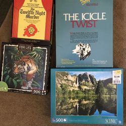 2 Vintage Games 2 Old Puzzles