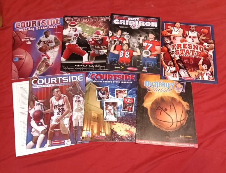 Fresno State Vintage Yearbook/Game Program LOT