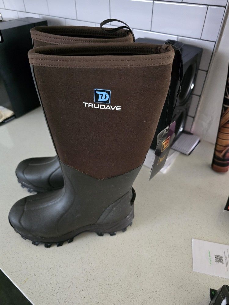 Trudave Rubber Work Boots New