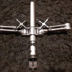 Dual Monitor Articulating Desk Mounting System