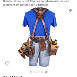 OCCIDENTAL LEATHER CARPENTER USED FOR TWO MONTHS ALMOST  NEW 