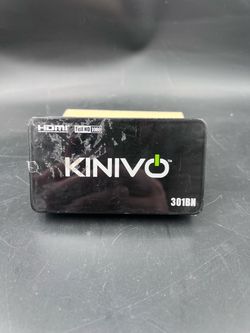 Kinivo 301BN 3 Port HDMI Switch 1080p 3x1 Auto Switcher Black No Remote