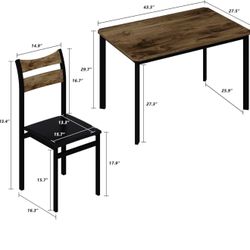 For Sale: Dining Table with 4 Chairs