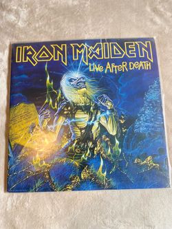 Iron Maiden Live After Death 1985 Vinyl 2 Album Set Capitol Records