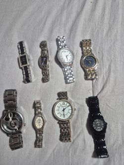 Lot of 8 quartz ladies watches