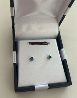 Silver earrings