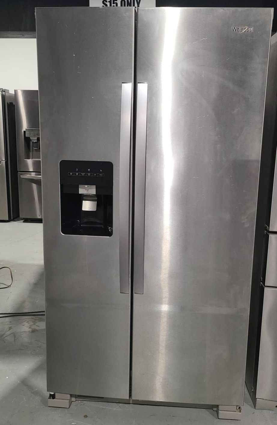 Whirlpool Side-by-Side Stainless Steel Refrigerator