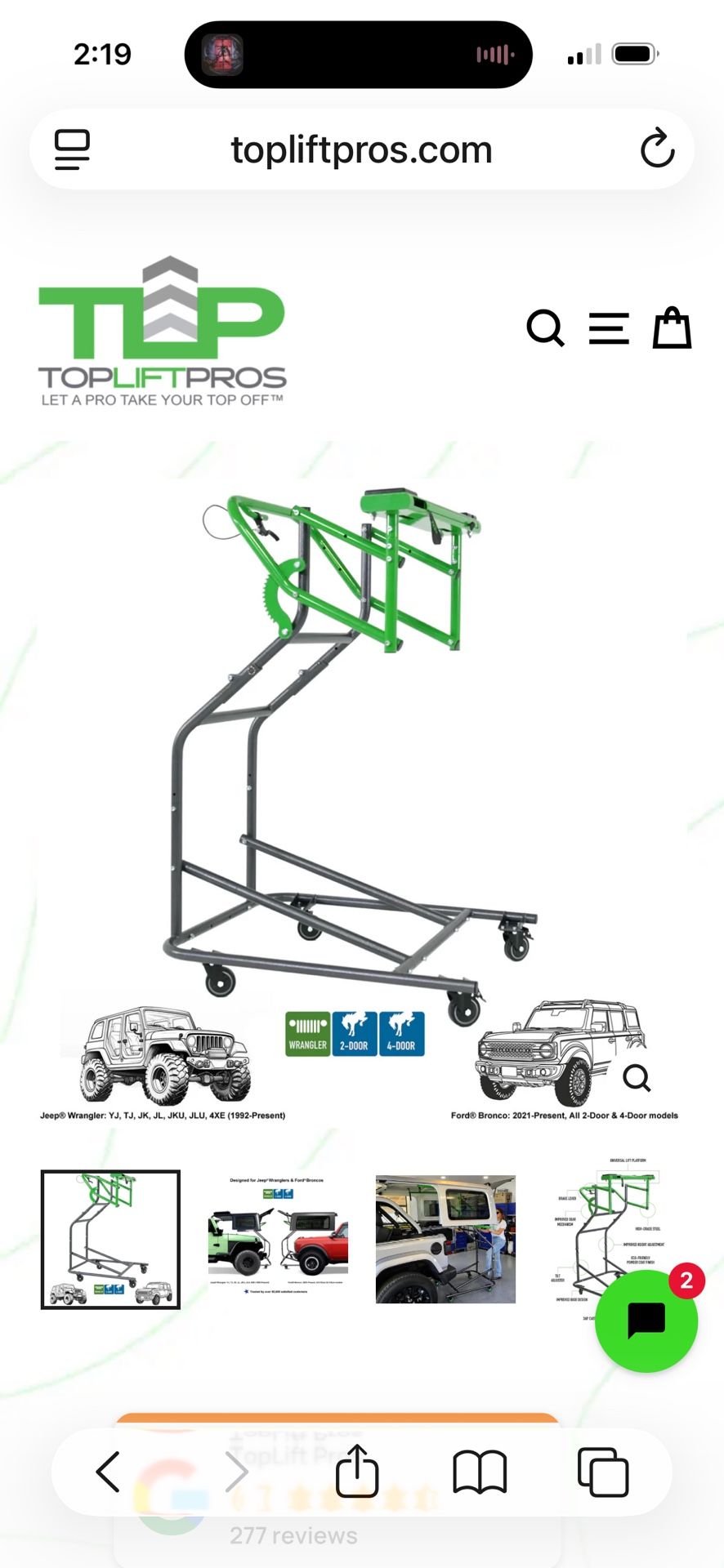 Jeep Wrangler Or Ford Bronco Hard Top Removal Tool