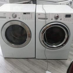 LG Stream Washer And Gas  Dryer Set For $720