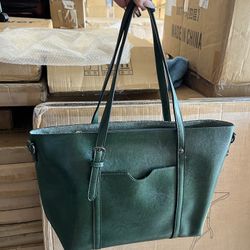 Tote Bag Leather With Wallet And Straps