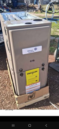 New Johnson controls  tm9v040a10mp12cb 2.5 ton gas furnce