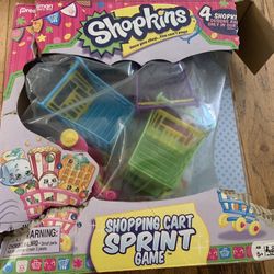 Shopkins Shopping Cart Sprint (2015) Board Game