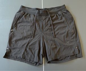 Black Lululemon Athletic Shorts with Zip Pockets