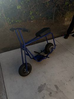 Blue Mini bike roller