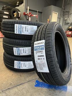 215/55/17 KUMHO SOLUS TA31  ( 4 NEW TIRES ) INCLUDED INSTALLATION & BALANCED ✅