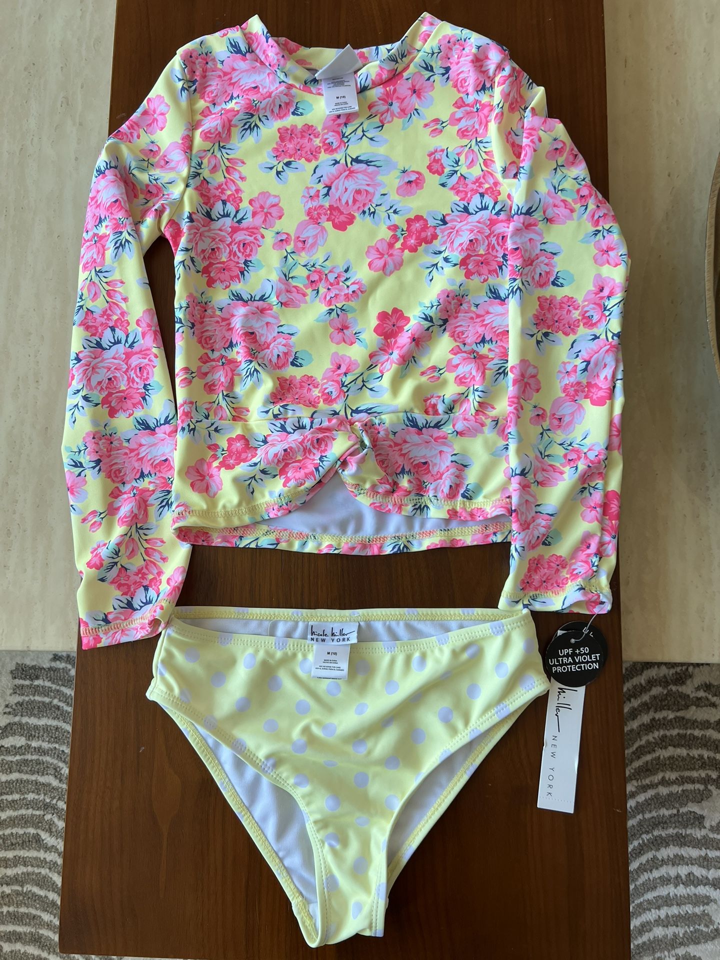 Girl Swimsuit Size M (10) New 