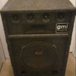 Vinatge Gmi Old School DJ SPEAKER W/ Wheels
