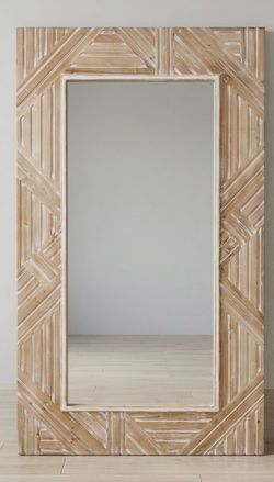 Natural Wood Mirror