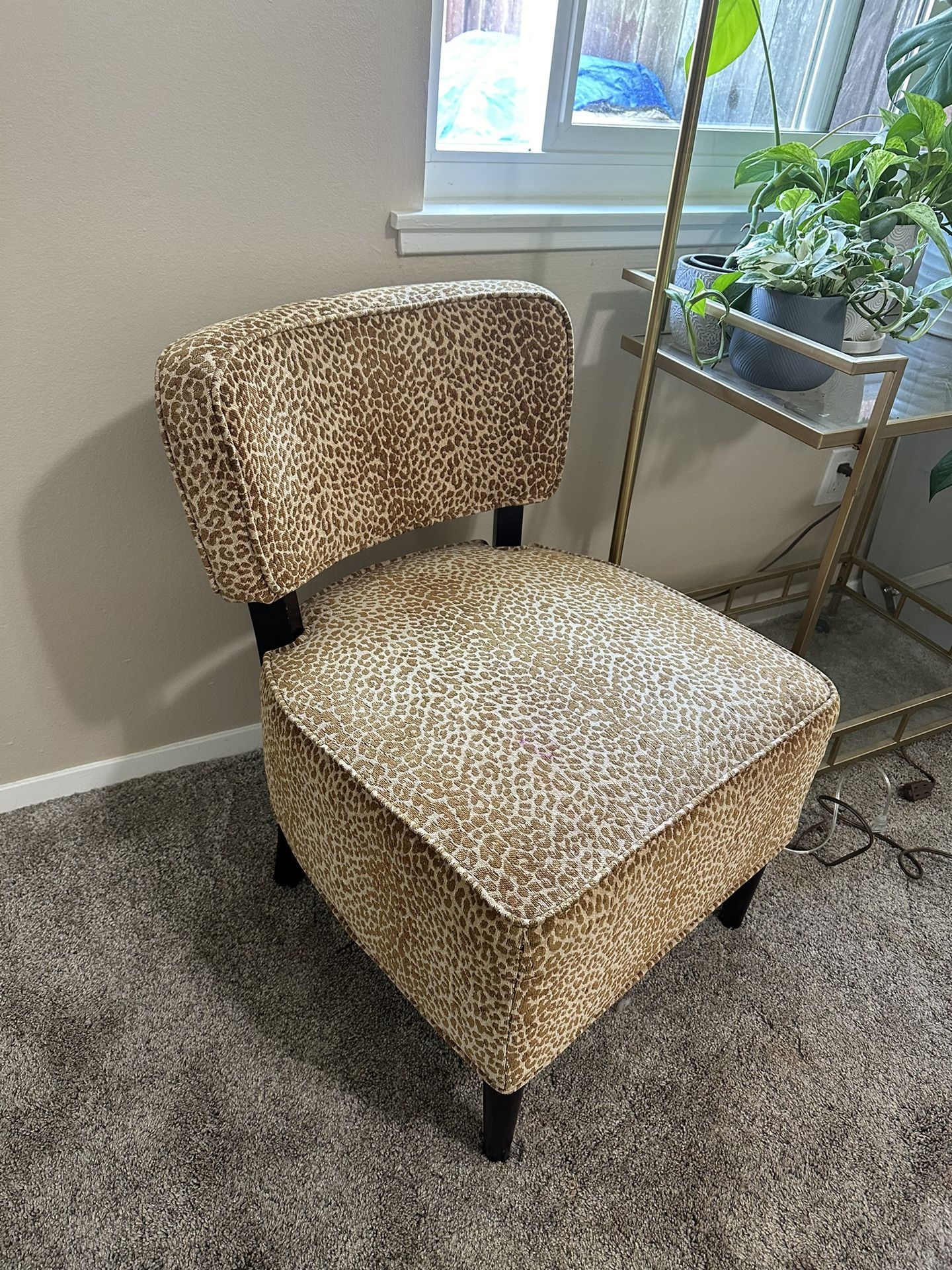 Animal Print Accent Chair