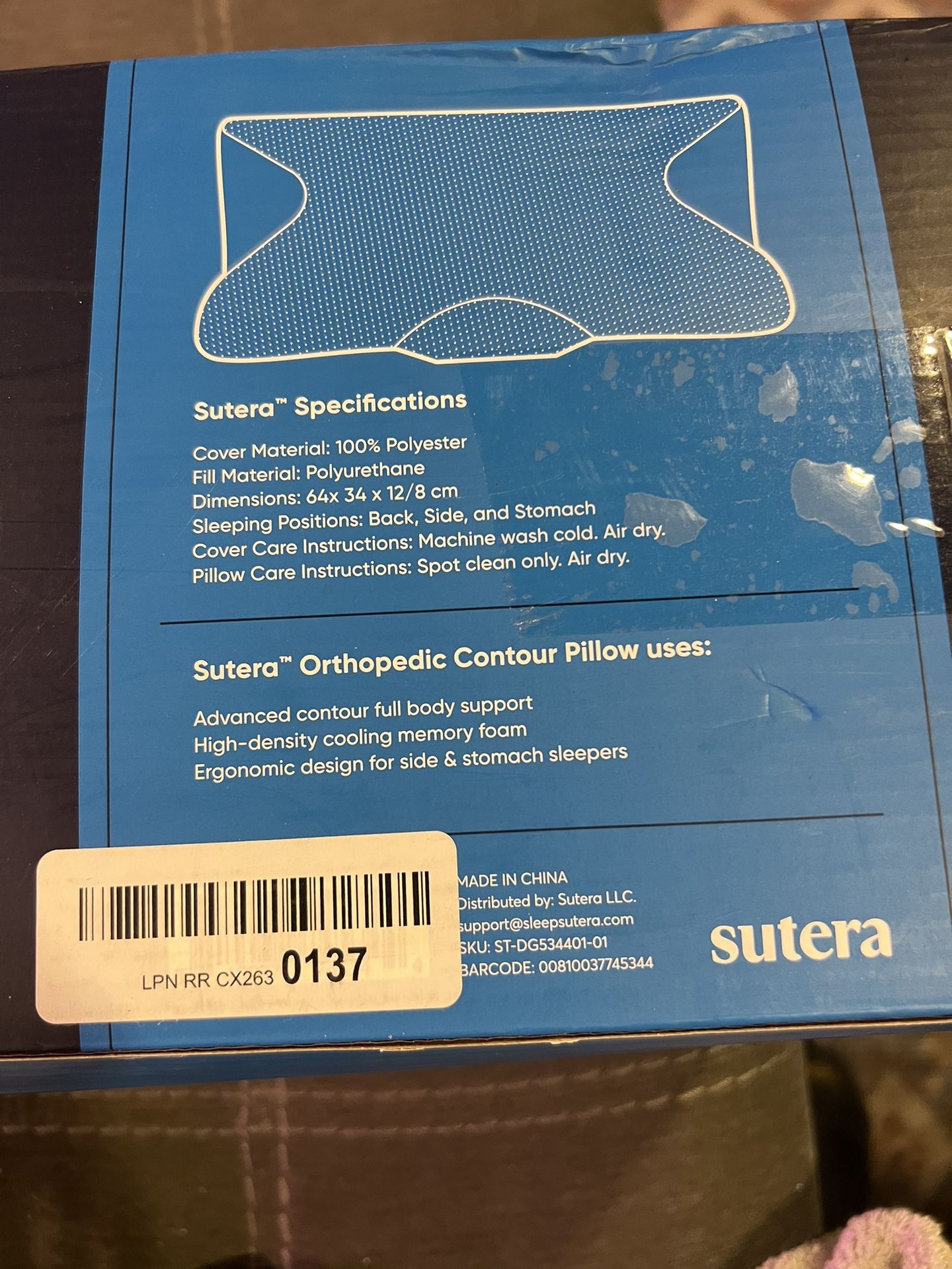 Sutera orthopedic, contour, pillow for Sale in Chicago, IL OfferUp