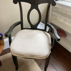 New modern Armchair W Rush Seat And Cushion