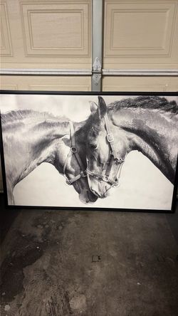 Portrait of Horses - Living Spaces art work