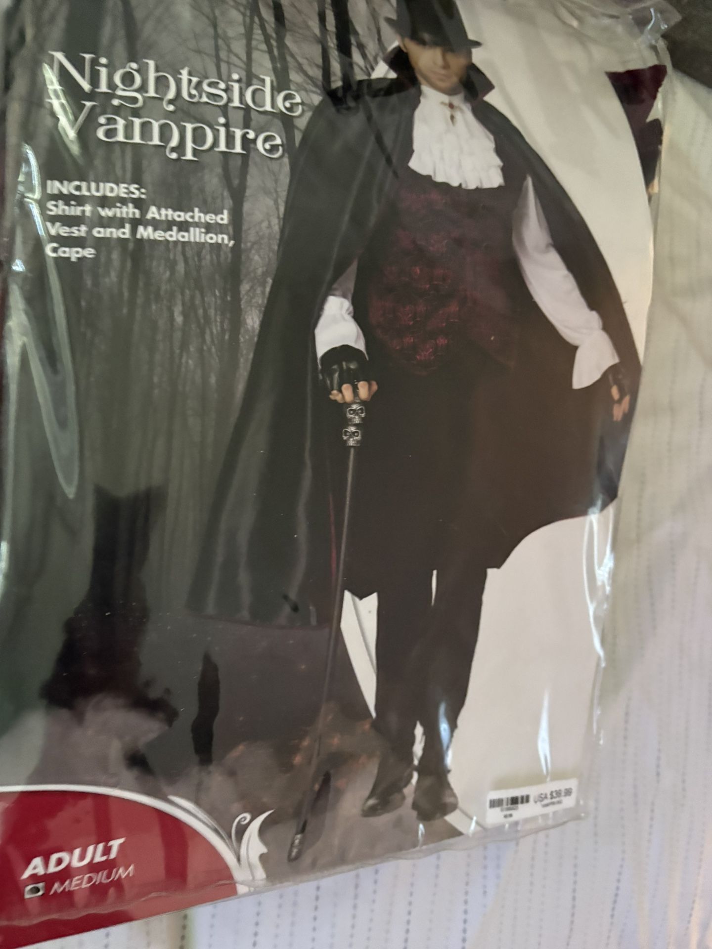 Night Side vampire Costume