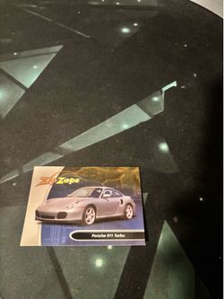 Zip zap Porsche 911 Turbo card 2002 RadioShack