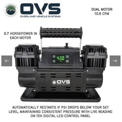 Dual Air Compressor and Quick flate Tire system