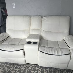 Leather Recliner Love Seat 