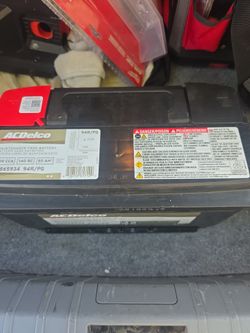 Ac Delco battery