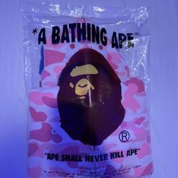 Pink Bape Hoodie (M)