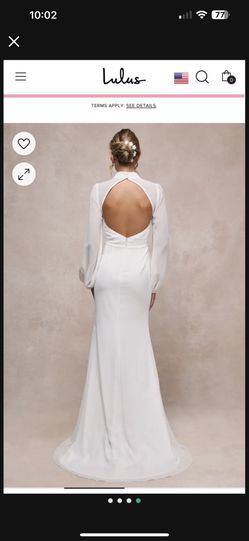 Lulus White Luxury Dress
