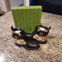 Tan Gucci Boots, Size 8.5