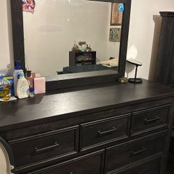 Dark oak dresser  