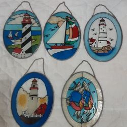 Brand New Stained Glass Hanging Pictures